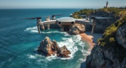 coastal area drone surveillance