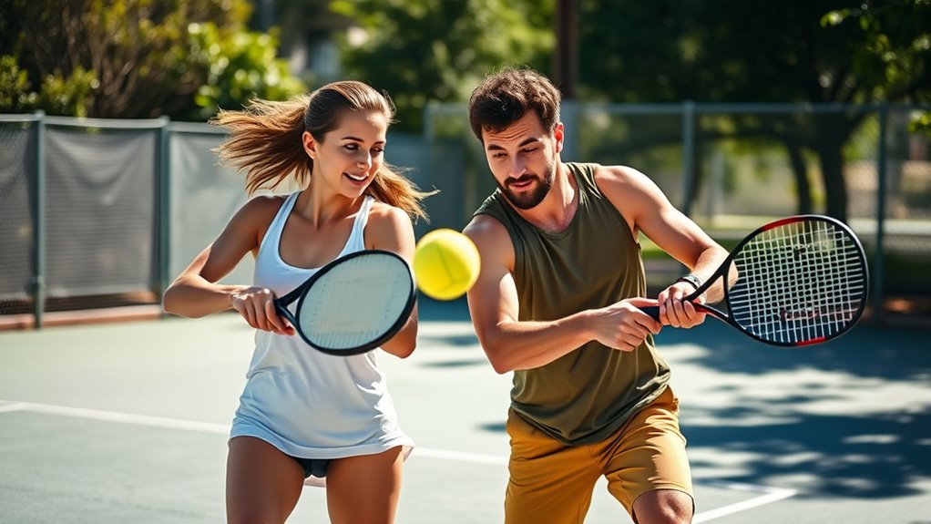 continuous paddleball circuit workout