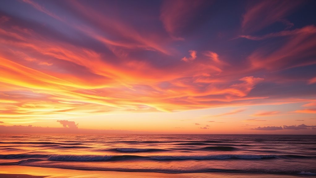 control exposure for sunset