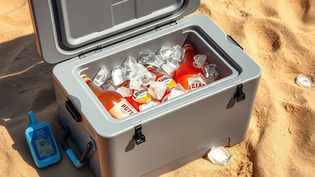 cooler type impacts ice longevity