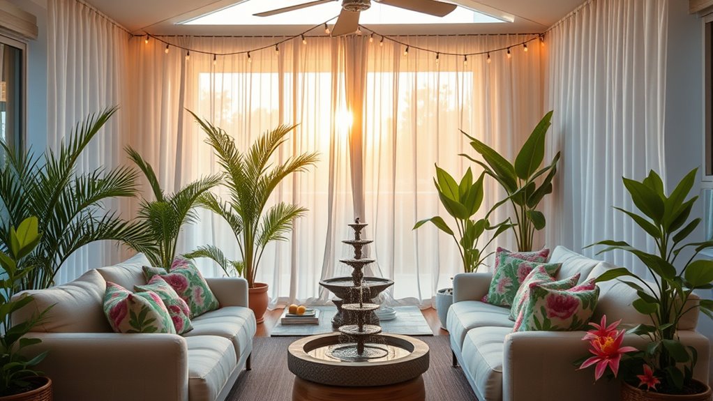 create inviting outdoor ambiance