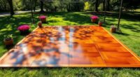 creating portable outdoor dance space
