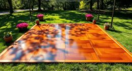 creating portable outdoor dance space