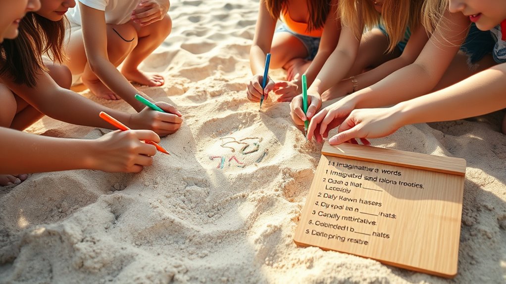 creative themed sand drawing
