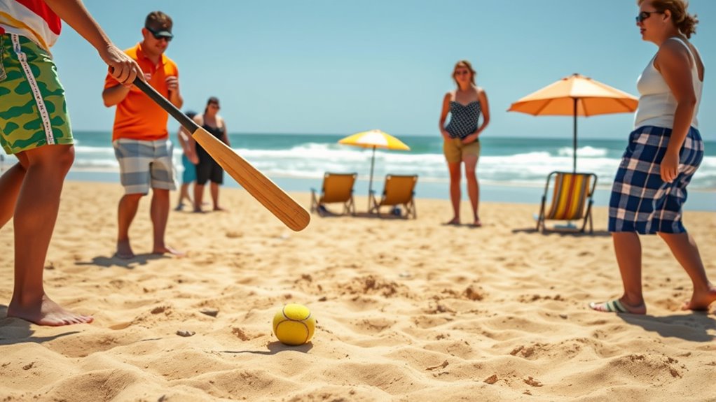 custom rules for beach cricket