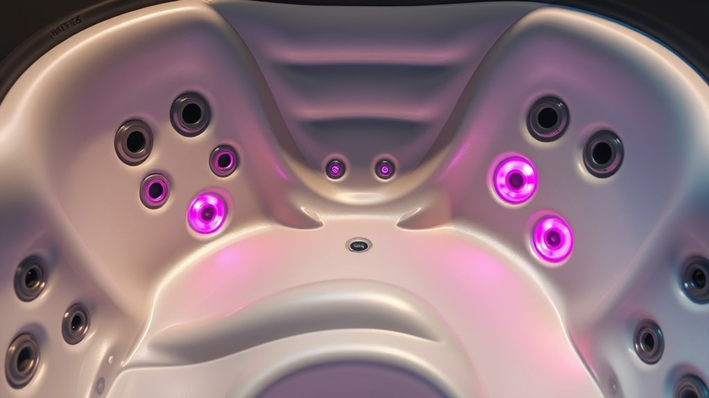 customizable ergonomic spa seating