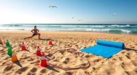 designing a seaside workout routine