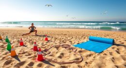 designing a seaside workout routine