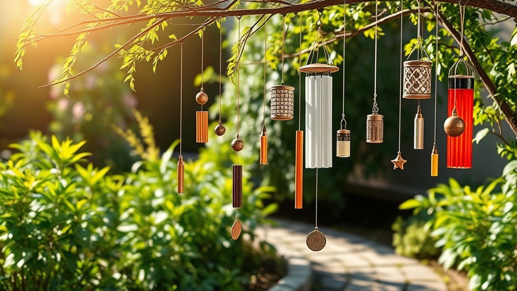 designing calming wind chimes