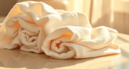 dry towels as sun reflectors