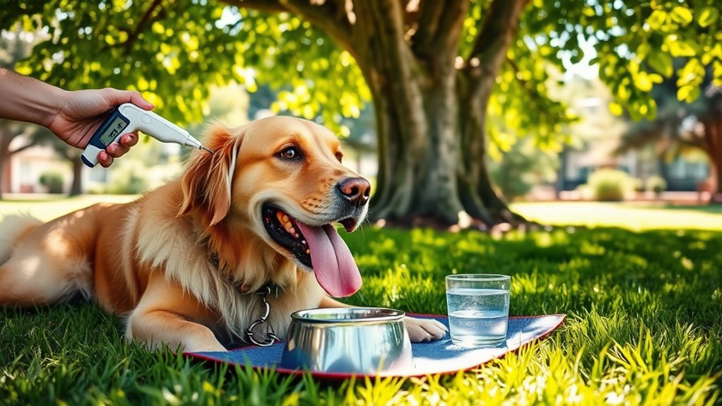 early signs of pet heatstroke