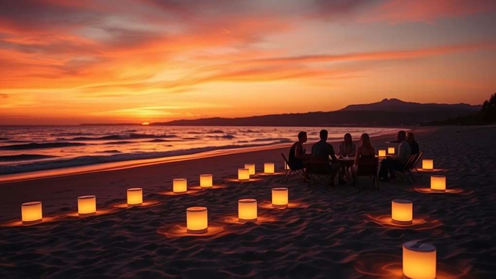 eco friendly beach lighting