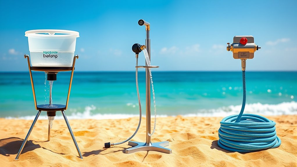 effortless outdoor water rinsing