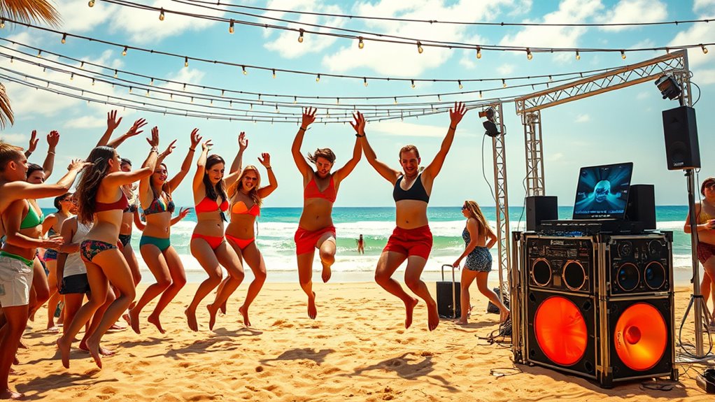 energizing beach party playlist
