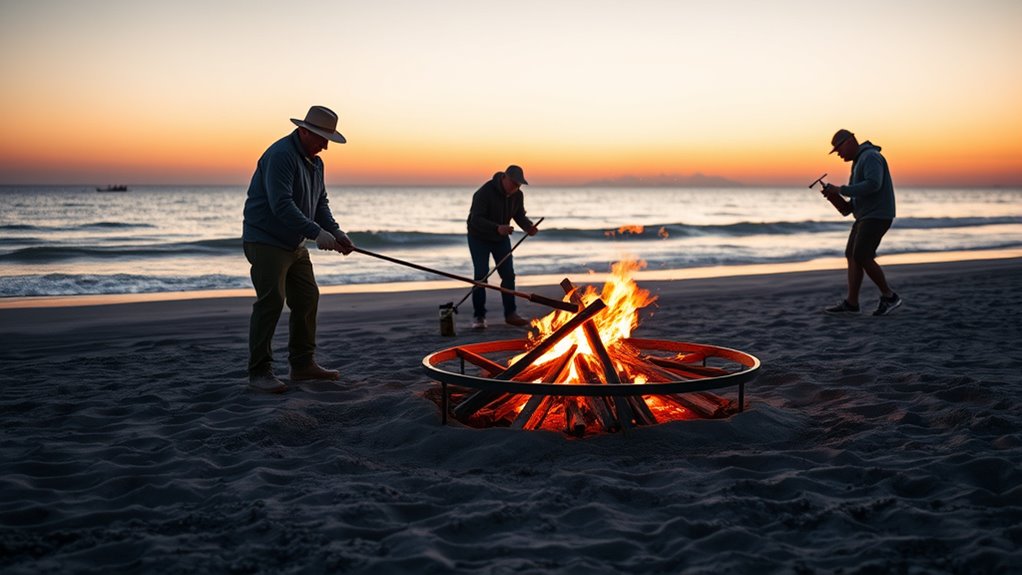 ensure fire is fully extinguished