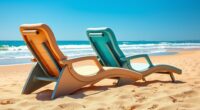 ergonomic beach chair design