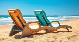 ergonomic beach chair design