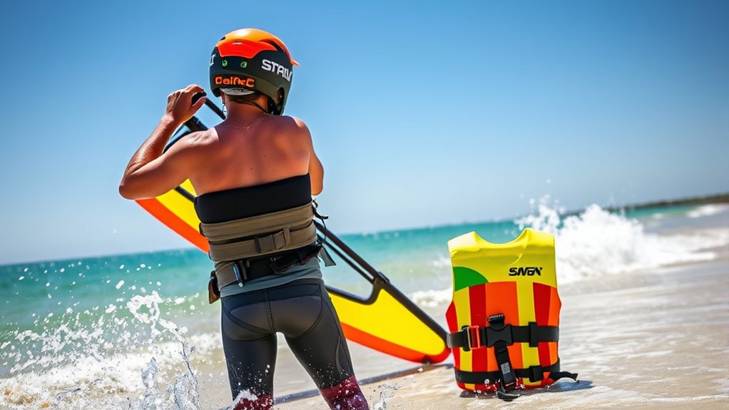 essential wing foiling safety gear