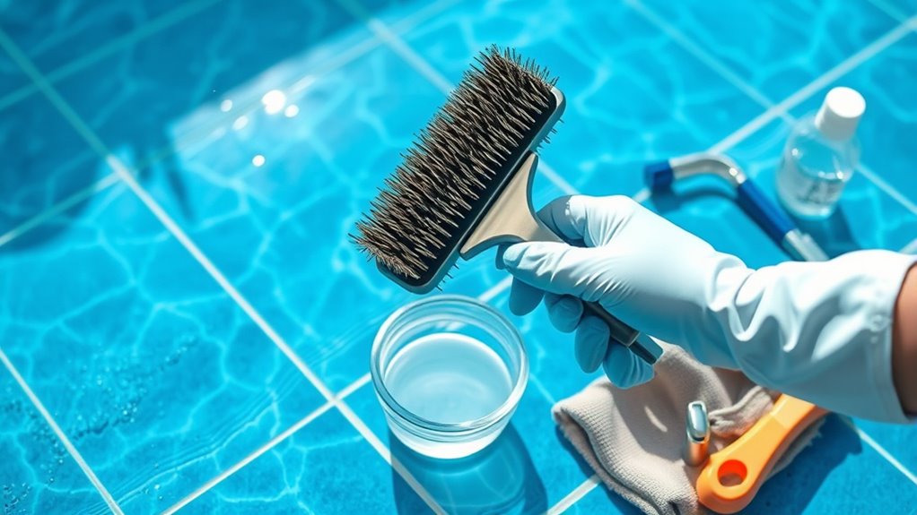 gather cleaning supplies beforehand