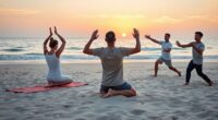 gentle beach exercise options