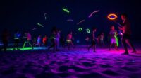 glow in the dark beach games