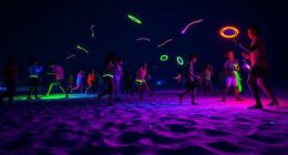 glow in the dark beach games