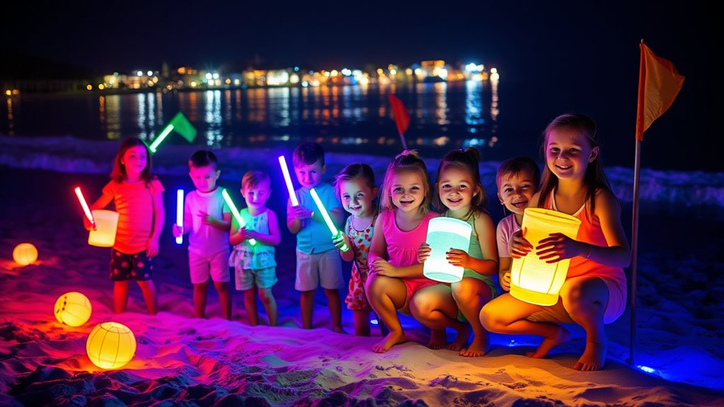 glow in the dark beach scavenger hunt
