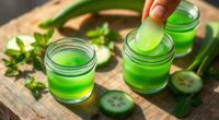 homemade aloe sun relief