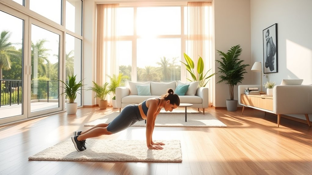indoor bodyweight workout options
