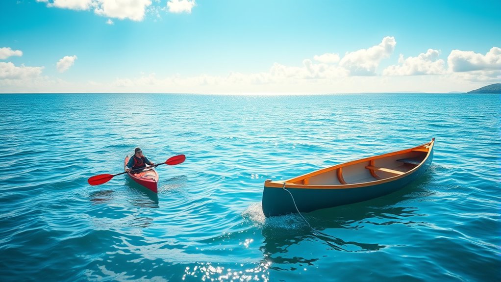 kayak versus canoe design