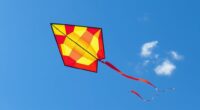 kite shape for windy conditions