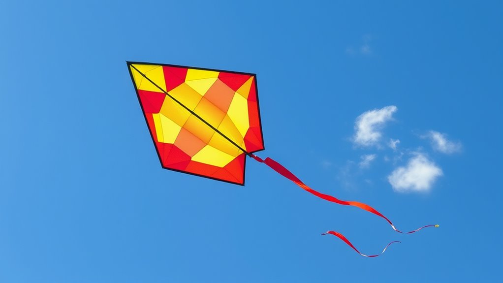 kite shape for windy conditions