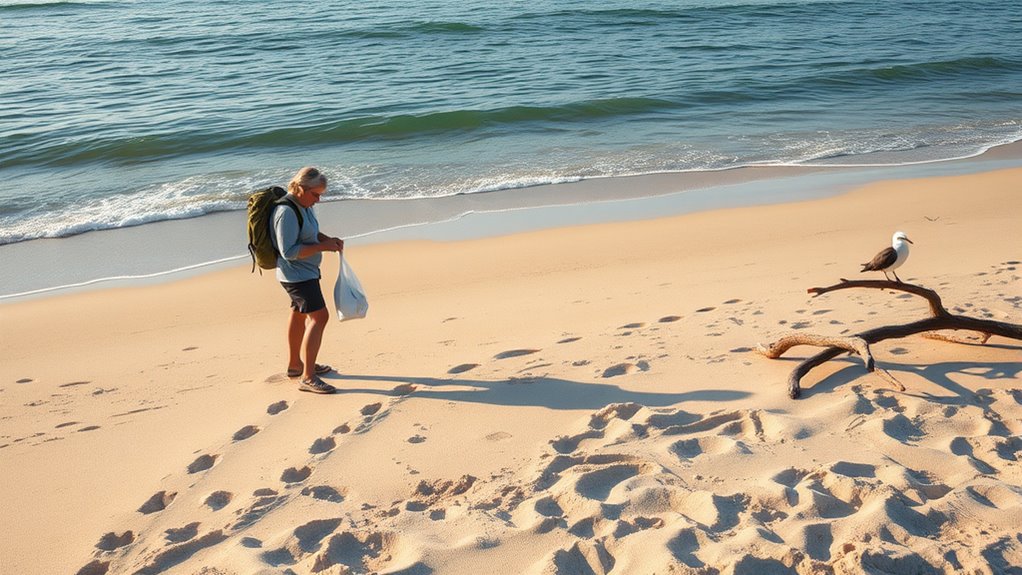 maintain quiet beach environment