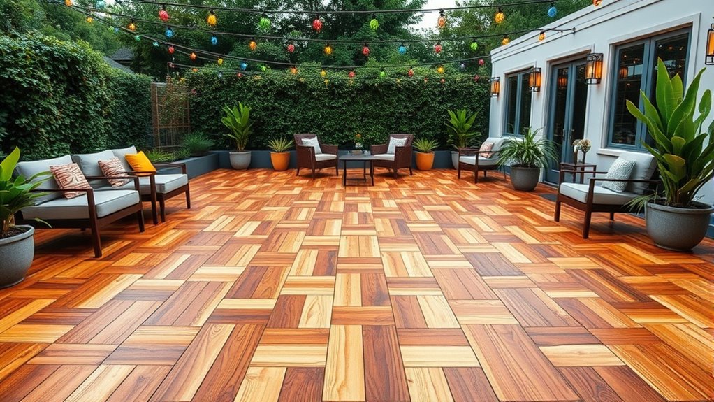 materials for durable stylish outdoor floors