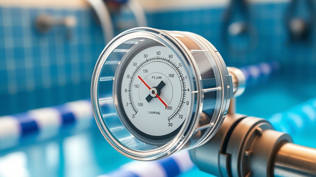 monitor pool flow rates