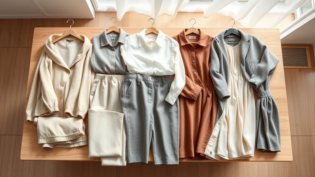 neutral tones enable versatile styling