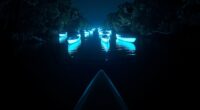 night tour with glowing paddles