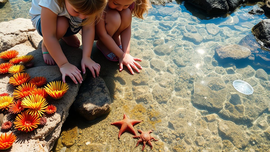 observe marine creatures closely
