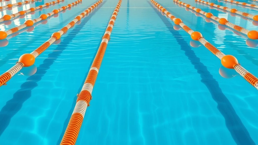 optimal buoy spacing for pools