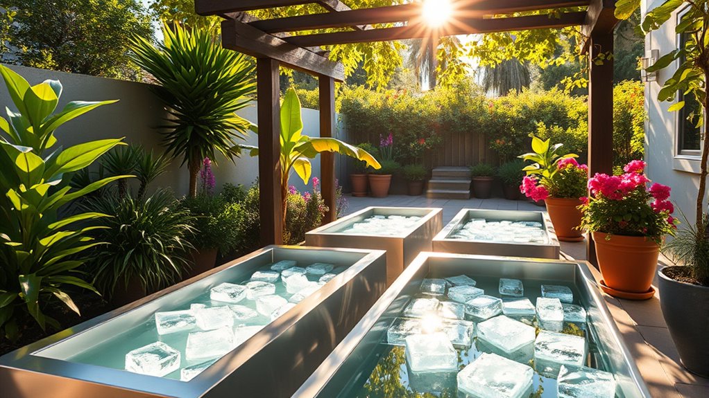 optimal ice bath location planning