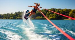 optimal waterski tow rope length