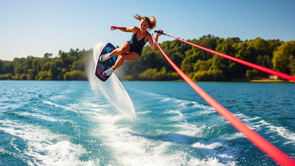 optimal waterski tow rope length