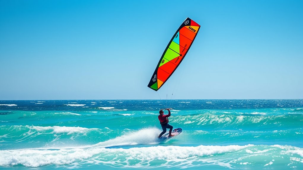 optimal wind for kitesurfing