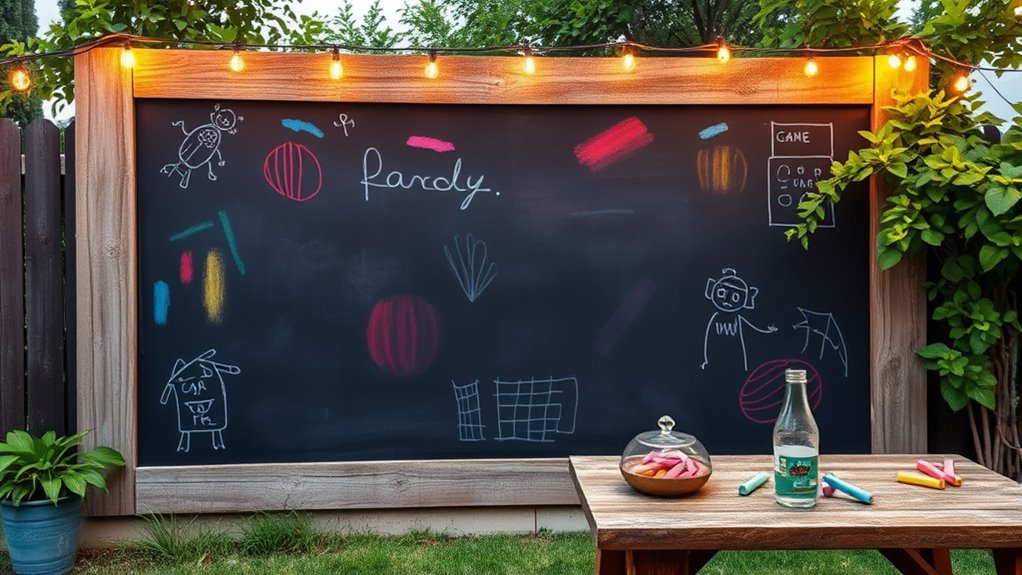 outdoor chalkboard maintenance tips
