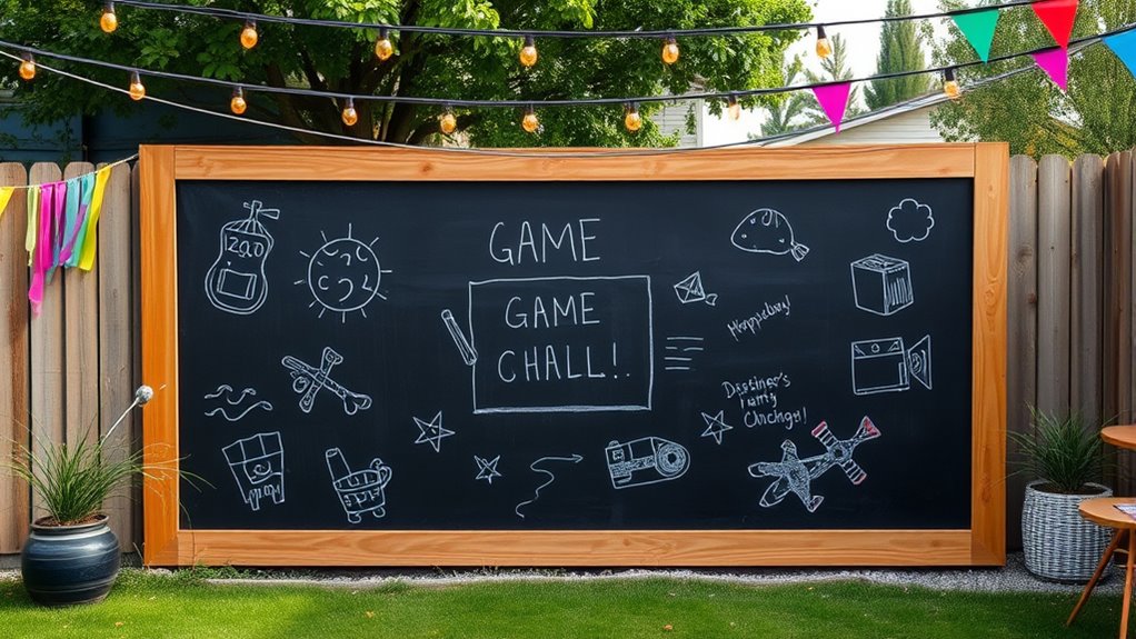 outdoor chalkboard paint durability