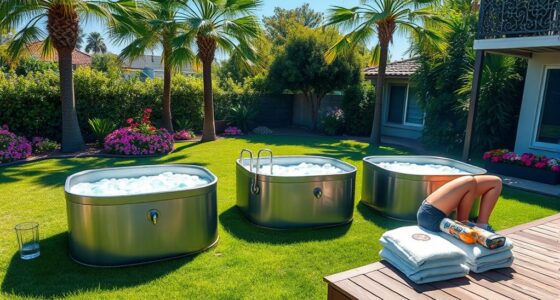 outdoor cooling recovery stations
