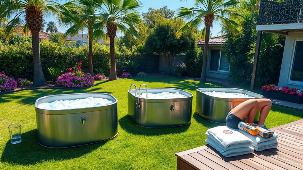 outdoor cooling recovery stations
