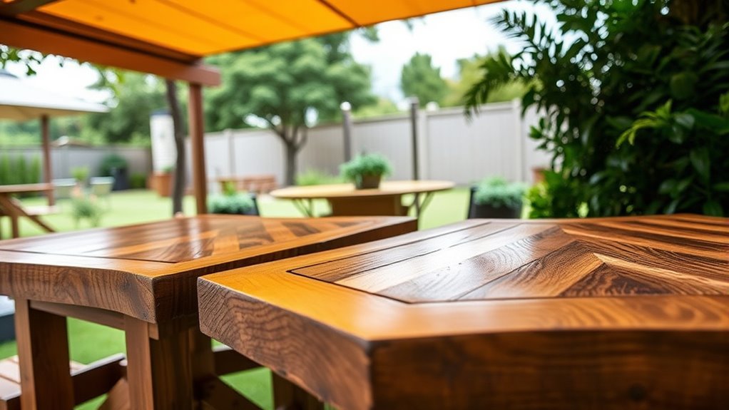 outdoor table waterproof protection