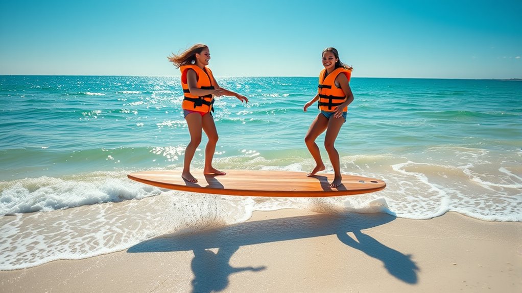 partner balance teamwork fun
