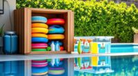 pool chemical toy storage